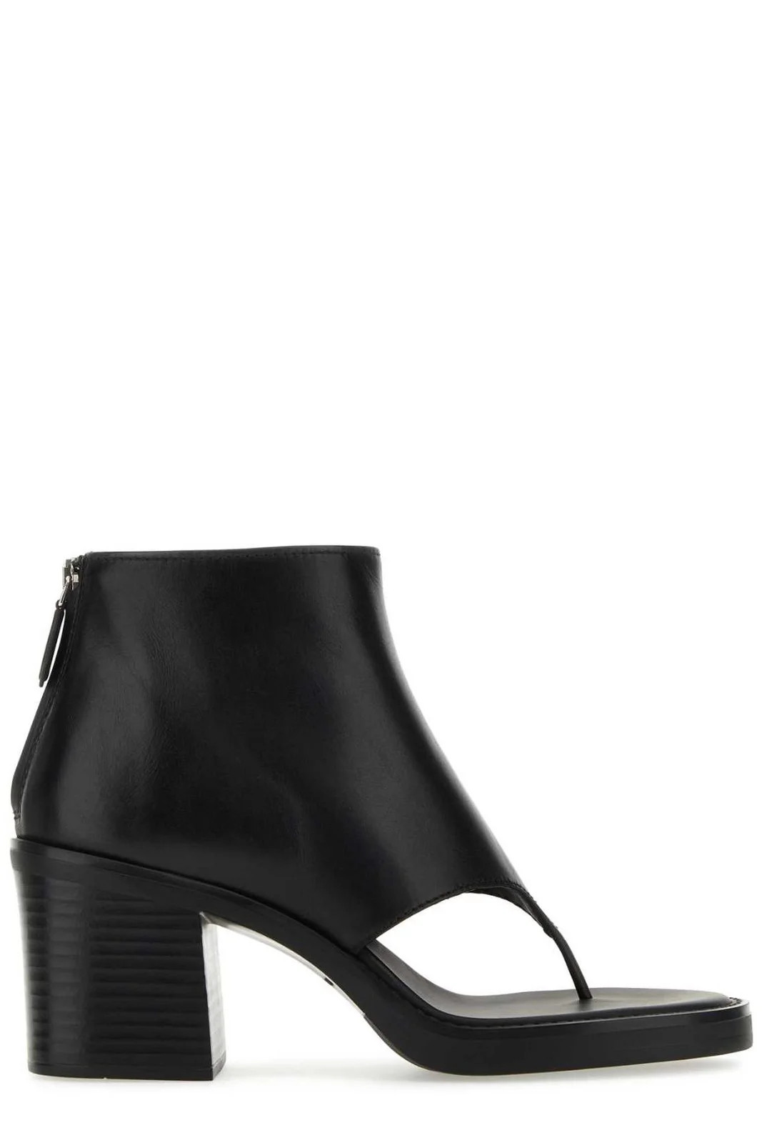 Miu Miu Thong Block Heeled Ankle Boots | Cettire Global