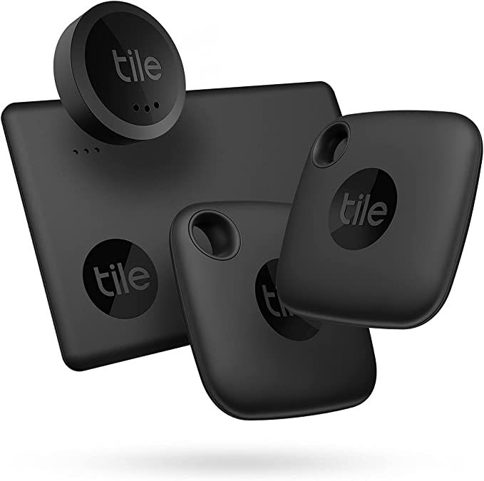 Tile Mate Essentials (2022) 4-Pack (2 Mate, 1 Slim, 1 Sticker)- Bluetooth Trackers & Item Locator... | Amazon (US)