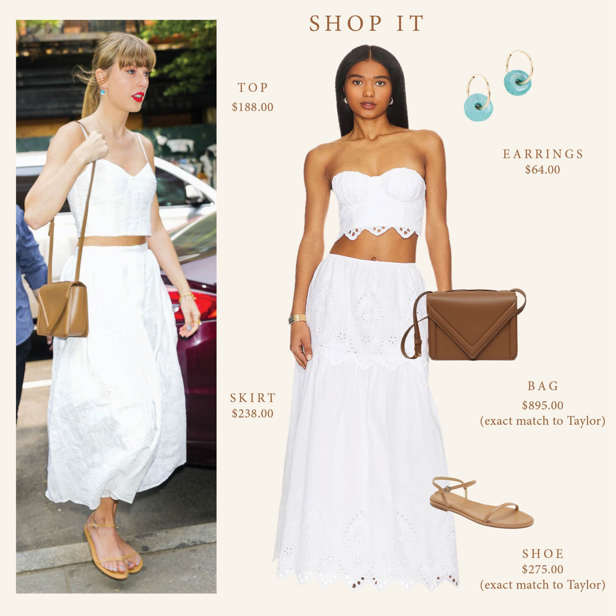 Everyone and their mother is on the Taylor Swift bandwagon right now, so why not channel her summer vibes and make them your own!?

Shop below to recreate Tay’s outfit for yourself on any budget...

#LTKfit #LTKstyletip #LTKitbag