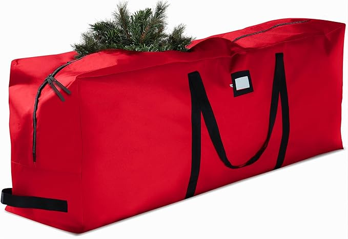Zober Large Christmas Tree Storage Bag - Fits 9 Ft Artificial Trees - Tear Proof 600D Oxford Fabr... | Amazon (US)