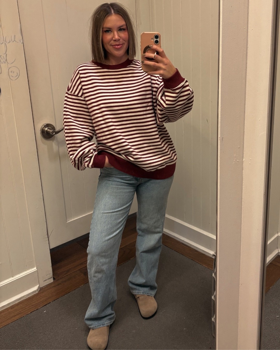 AERIE
Y’all how cute is this stripe sweatshirt?!? Comes in a few other colors and is an oversized fit!!
#aerie #aeriestyle #stripes #comfylook #casualoutfit #casualstyle #outfitidea #momoutfit


#LTKFindsUnder50 #LTKFindsUnder100 #LTKootd