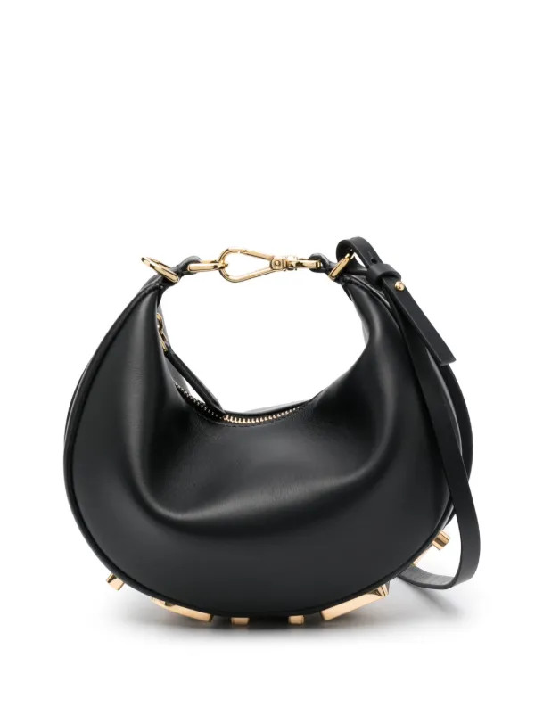 FENDI Mini Fendigraphy Tote Bag | Black | FARFETCH | Farfetch Global