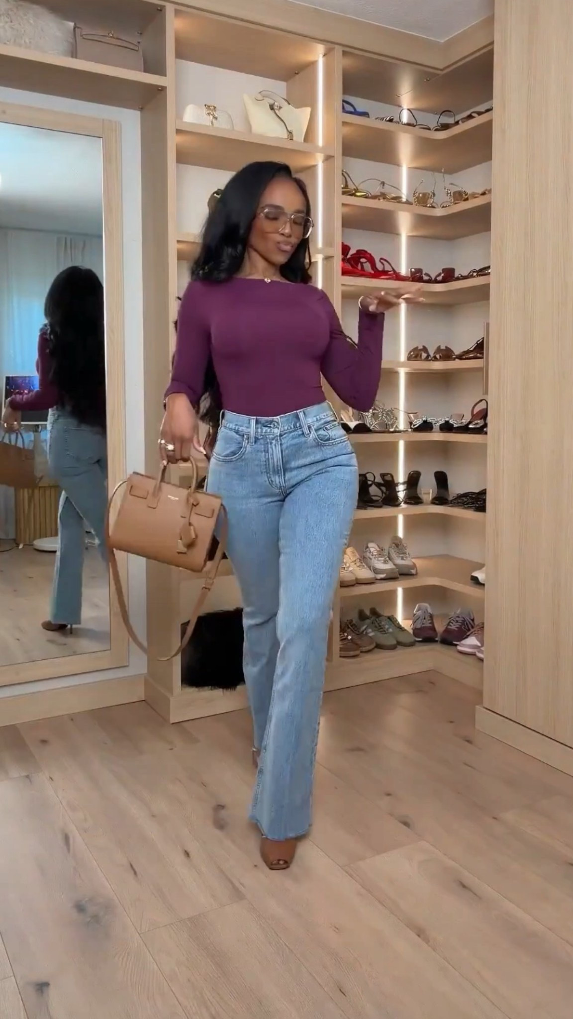 ✨ Casual Chic with a Twist
A sleek long-sleeve bodysuit paired with classic straight-leg denim for an effortlessly polished everyday look. Clean lines, flattering fit, and just the right amount of structure make this outfit a go-to for casual days that still call for style.

Perfect for errands, lunch dates, casual meetings, and day-to-day wear.

📏 Sizing:
Top: Small  
Jeans: 27 Long  
Shoes: TTS  
Measurements: 5’4” · 138 lbs · 34D · 27” waist · 40” hips

Save this post to reference later or tap to shop all the details.

Follow me on Instagram and YouTube @kirasfashionfinds

#LTKgrwm #LTKHoliday