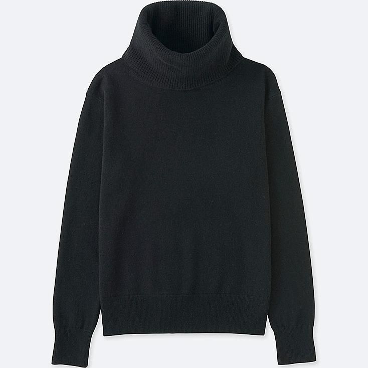 Women's Cashmere Turtleneck Sweater - Size XS in Black by UNIQLO | UNIQLO (US)