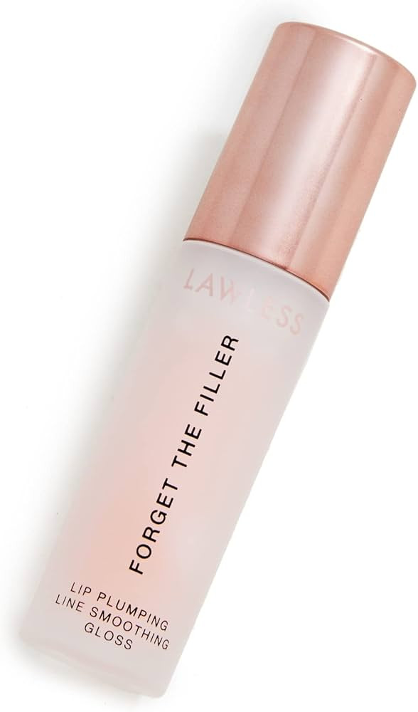 Lawless Women's Forget The Filler Lip Plumper Line Gloss, Rosy Outlook, Pink, 0.11 Fl Oz (Pack of... | Amazon (US)