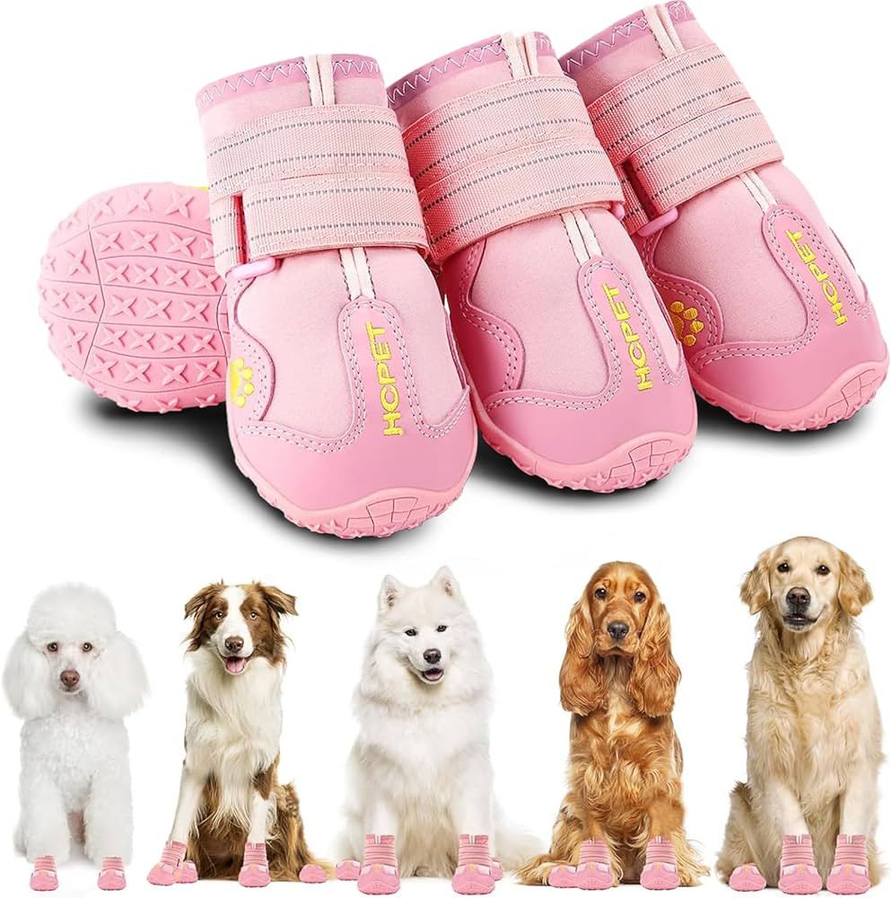 Hcpet Dog Shoes, Dog Boots for Large Dogs, Breathable Dog Booties Paw Protector for Summer Hot Pa... | Amazon (US)