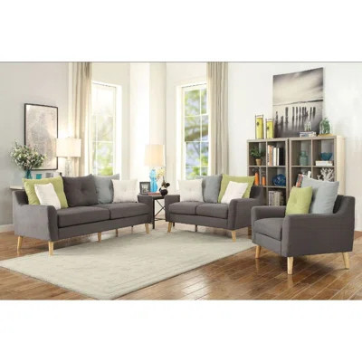 Romeville 35" W Tufted Armchair | Wayfair North America