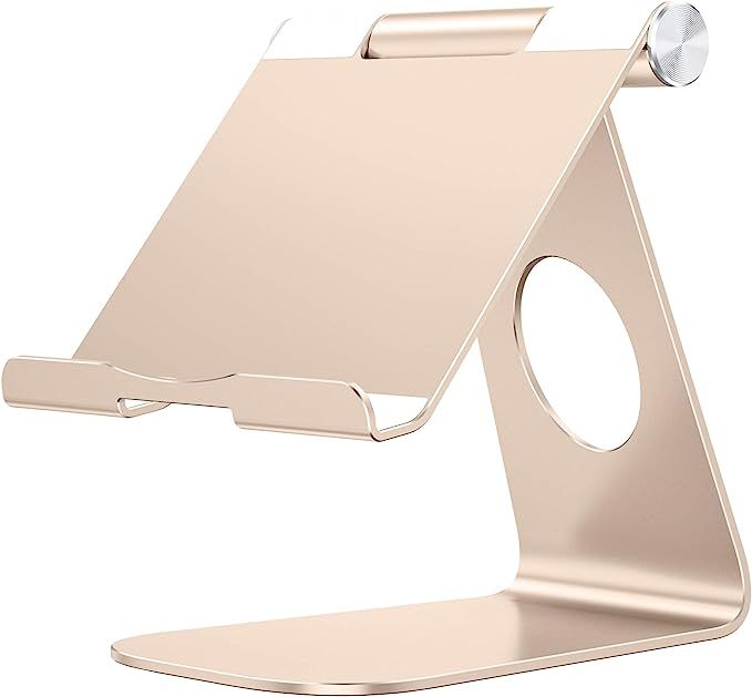 Tablet Stand Holder Adjustable, OMOTON T1 iPad Stand, Desktop Aluminum Tablet Dock Cradle Compati... | Amazon (US)