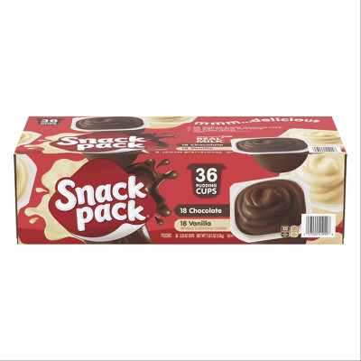 Snack Pack Pudding Chocolate & Vanilla - 3.25oz / 36pk | Target