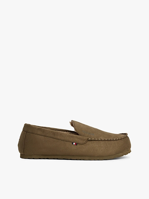 Fleece Lined Driver Slippers | Tommy Hilfiger UK