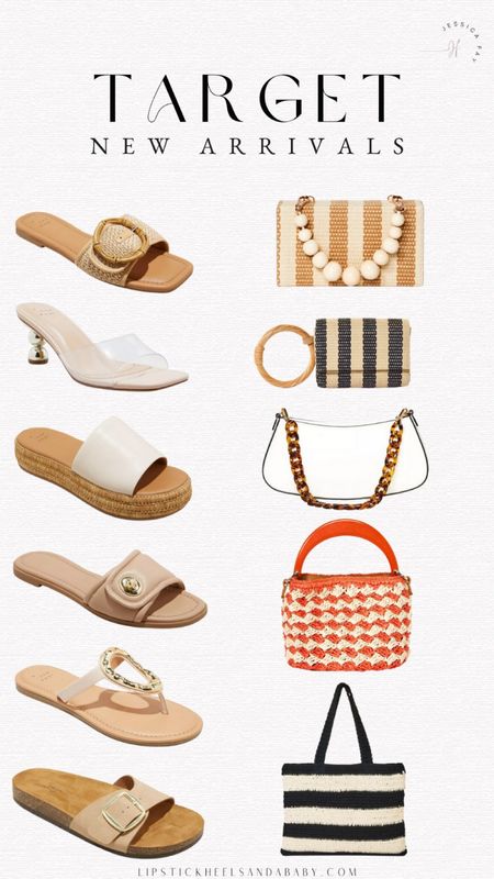 Target new arrivals, sandals, summer bags, shoulder bag 

#LTKfindsunder100 #LTKfindsunder50