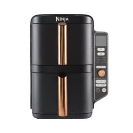 Ninja Deluxe Black & Copper Double Stack XL 2-Drawer Air Fryer 9.5L SL400UKDBCP | Ninja Kitchen UK