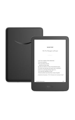 Amazon Kindle 16 GB (newest model) - Lightest and most compact Kindle, now with faster page turns, and higher contrast ratio, for an enhanced reading experience - Black | Amazon (US)