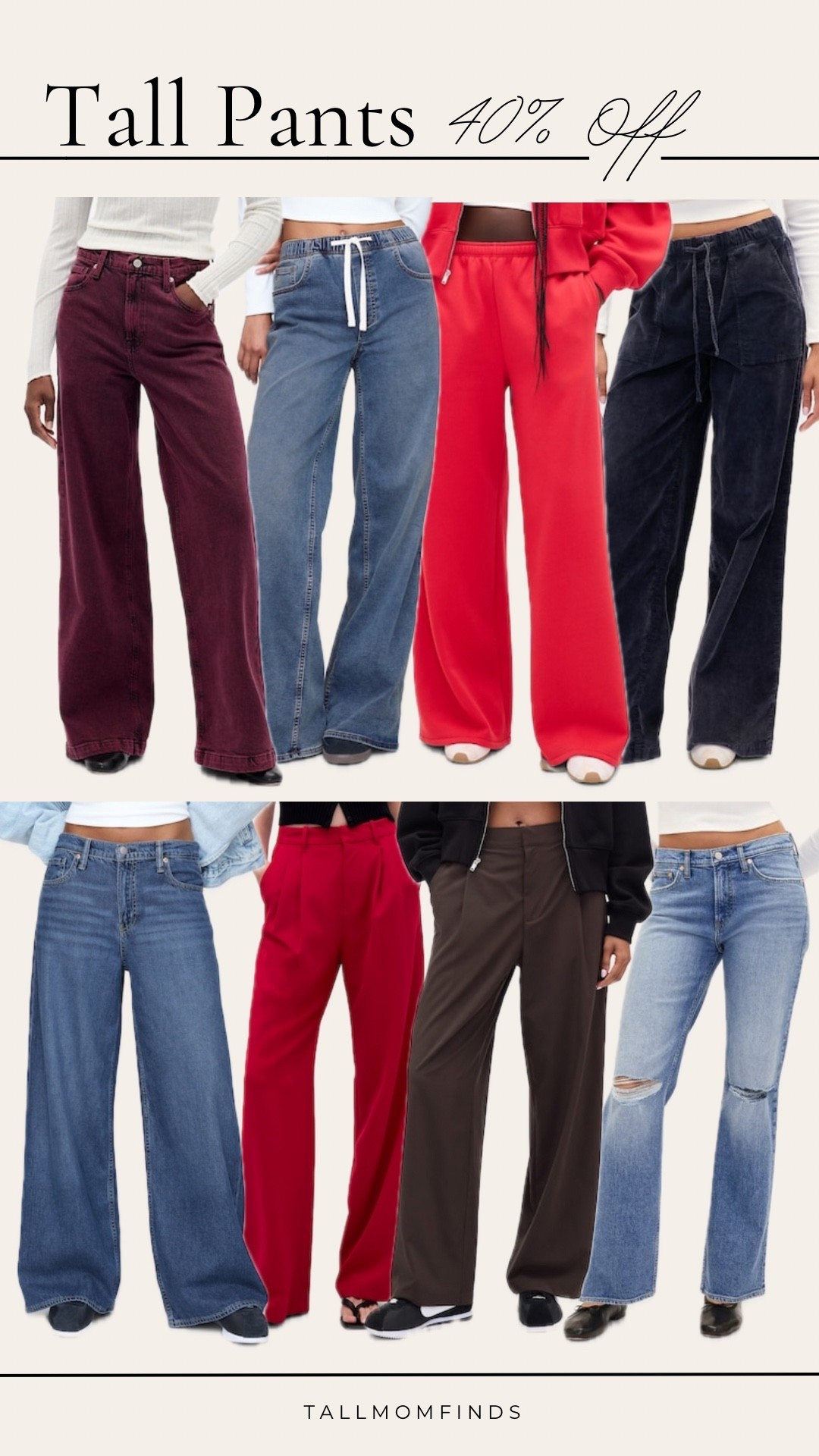 Tall, Trendy, and 40% off! Don’t miss out on this amazing sale of all our favorite tall size pants!

These tall pants are perfect for stretching your style, staying comfy all day, and making every outfit look effortlessly chic!

#LTKSaleAlert #LTKTall #LTKFindsUnder100