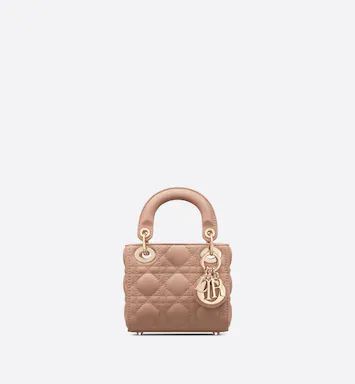 Micro Lady Dior Bag Rose Des Vents Cannage Lambskin | DIOR | Dior Beauty (US)