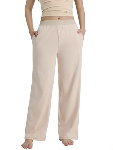 Lightweight Loose Pants for Women Casual Lounge Pants Athletic Joggers Yoga Pants with Pockets | Amazon (US)