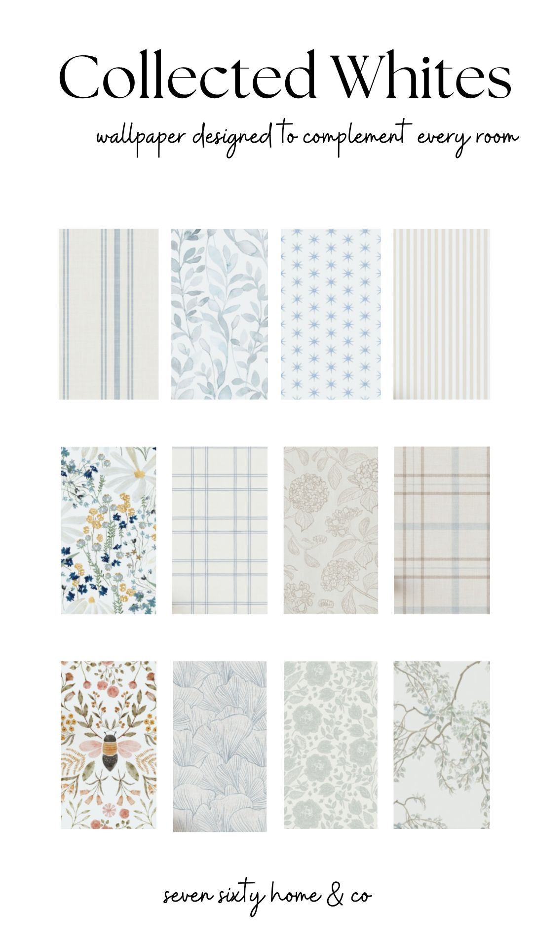 A layered home starts with beautiful foundations. These white wallpaper designs bring subtle pattern and quiet character to your walls without competing with the rest of your decor.

Whether you're decorating a traditional home, cottage-inspired space, or collected interior, these timeless wallpapers create a backdrop you'll love for years.

Everything is linked in LTK. 

 #LTKHome
