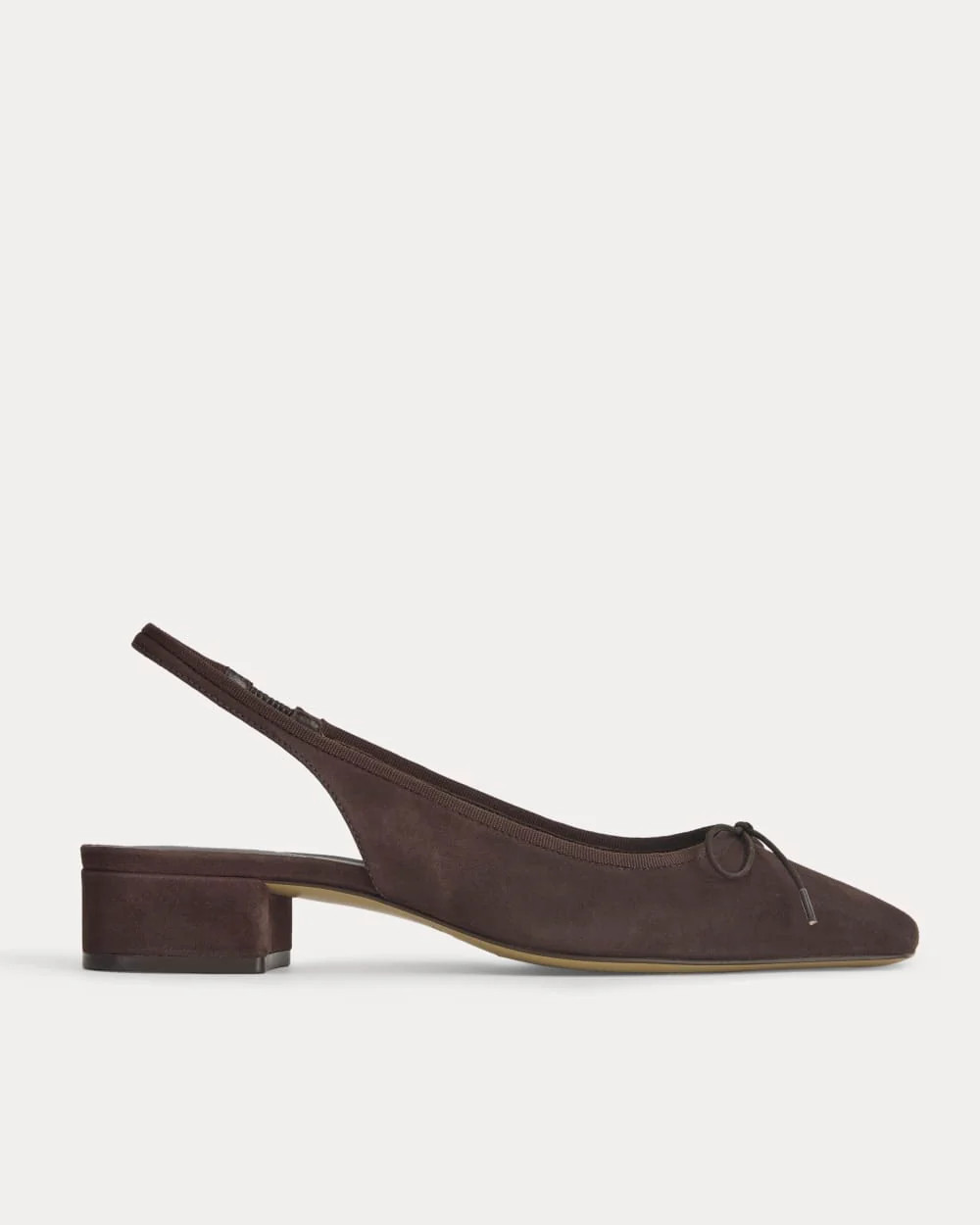 The Ballet Slingback Heel | Dark Chocolate | Everlane