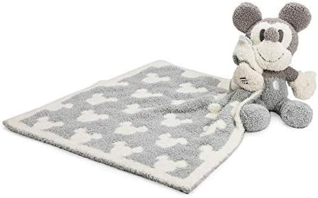 Barefoot Dreams CozyChic Vintage Mickey Mouse Buddie Blanket Ocean Multi One Size | Amazon (US)