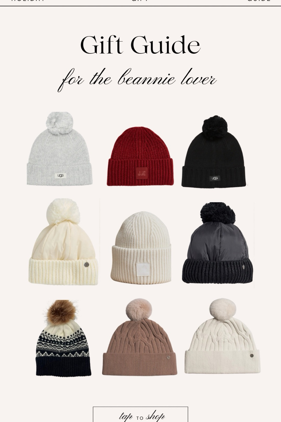 Beannie make the perfect Christmas Gift ❤️