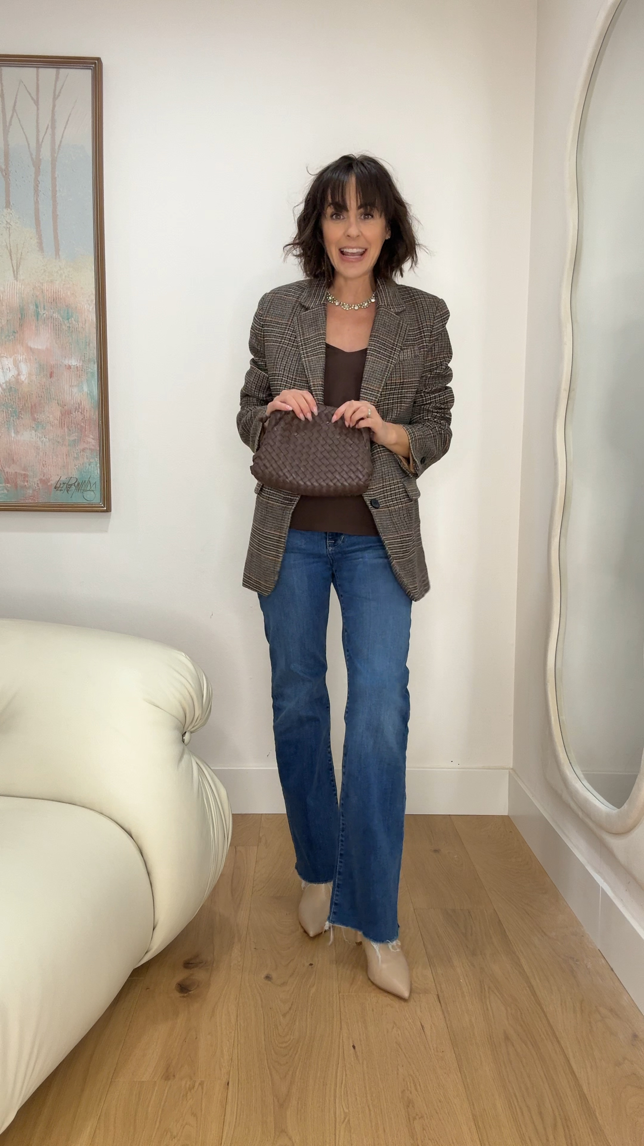 Holy Chic Haute mama look 
Use code CYBER30 for 30% off my favorite jeans