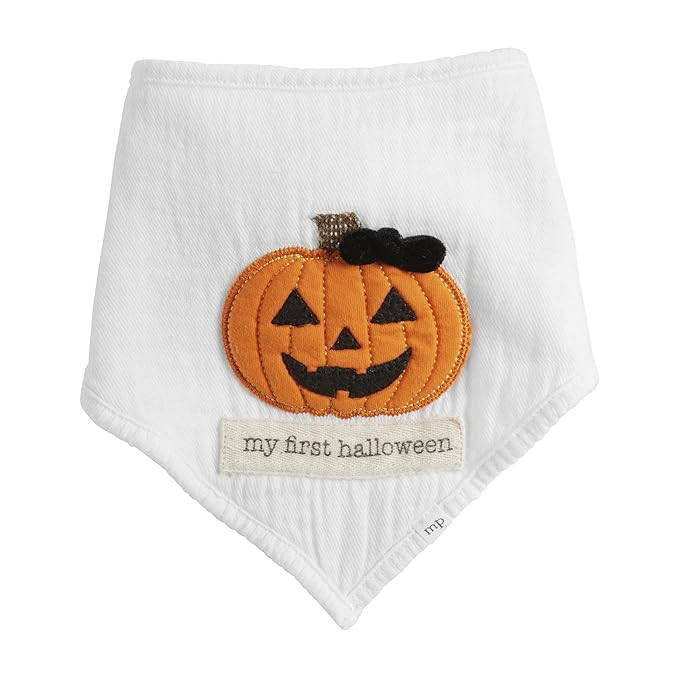 Mud Pie Baby's My First Holiday Bib, Halloween, Baby Girl | Amazon (US)