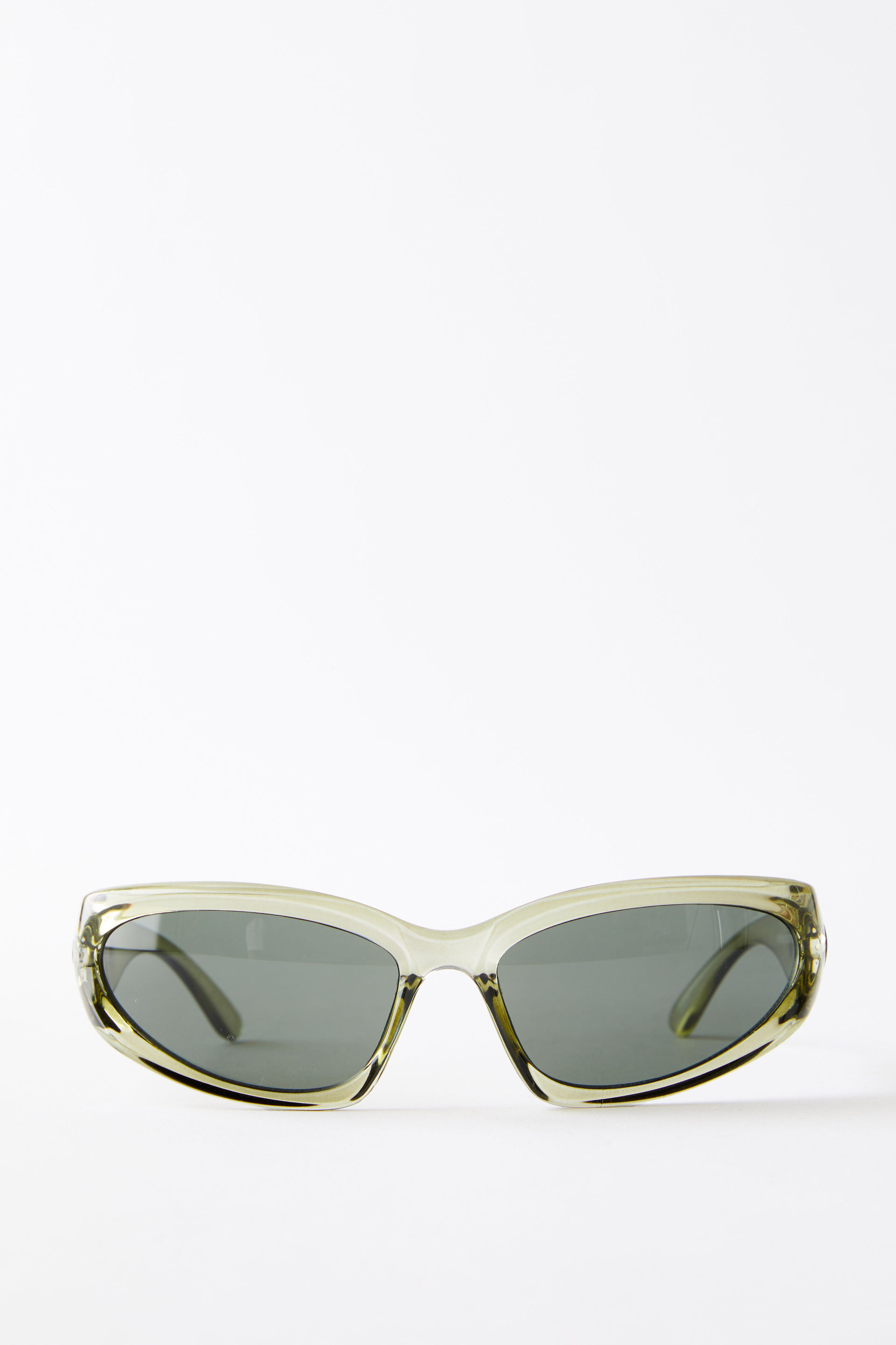 Rubi - Bonnie Sporty Racer Sunglasses - Crystal cactus green | Cotton On (ANZ)