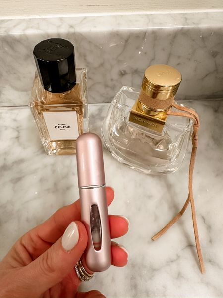 Such an easy way to bring your favorite perfume on trips! These travel holders come in a two pack! 

Loverly Grey, travel finds 

#LTKtravel #LTKbeauty #LTKfindsunder50
