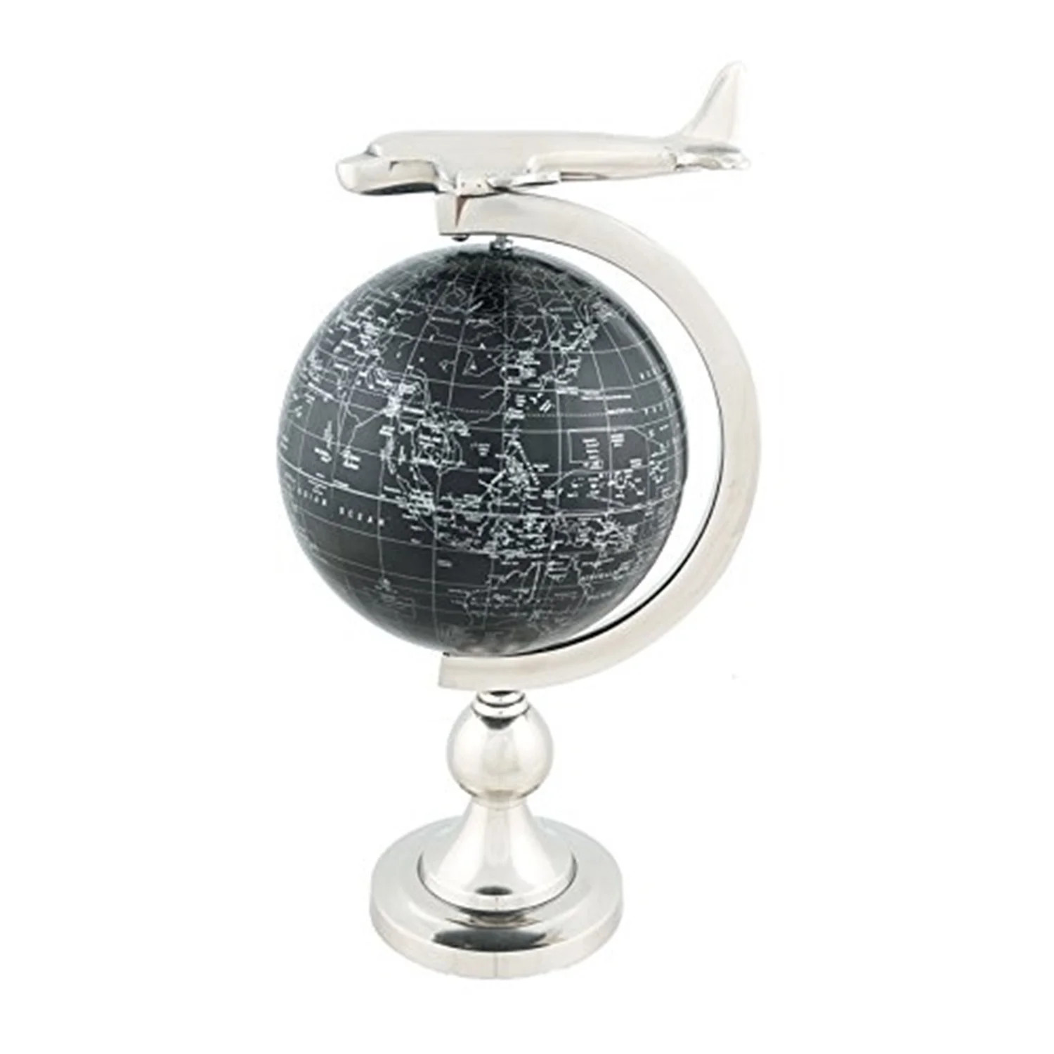Airplane On Globe W Brass Stand | Walmart (US)