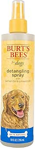 Burt's Bees for Pets Natural Detangling Spray With Lemon and Linseed | Dog and Puppy Fur Detangle... | Amazon (US)