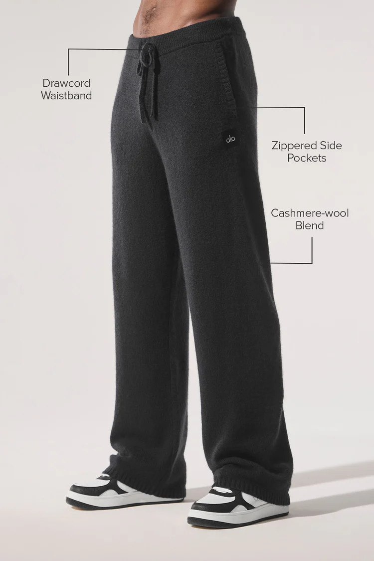 New Class Cashmere Sweatpant - Black | Alo Yoga (US)