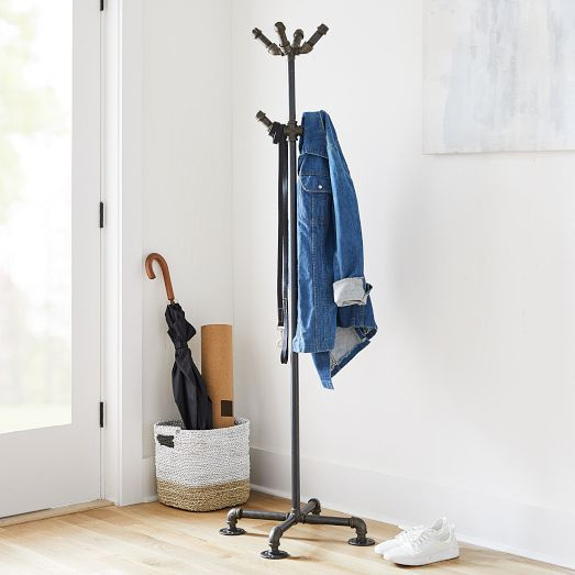 Monroe Trades Industrial Coat Rack | West Elm (US)