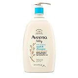 Aveeno Baby Daily Moisture Gentle Bath Wash & Shampoo with Natural Oat Extract, Hypoallergenic, Tear | Amazon (US)