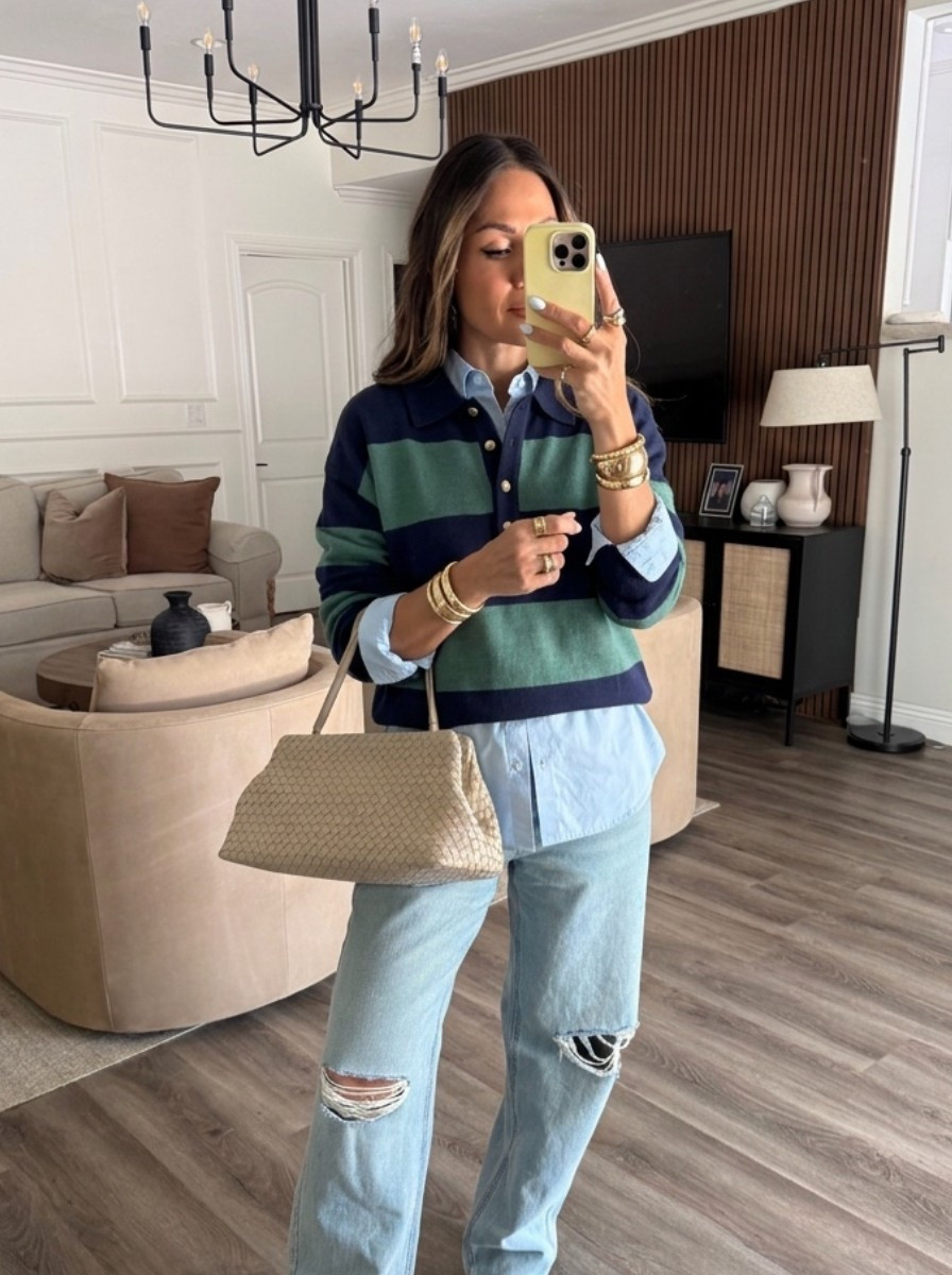 These polo sweaters have me in a chokehold 🤭🤭 wearing medium for an oversized fit + perfect for layering

#LTKootd #LTKgrwm #LTKU
