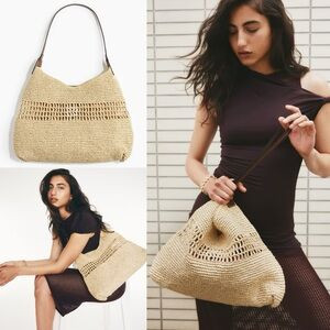 Elegant Tan Woven Bag | Poshmark