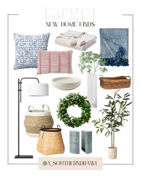Target - new home finds - target home - studio McGee - home decor - faux plants - basket - throw pillows - summer home decor

#LTKhome #LTKunder100 #LTKstyletip