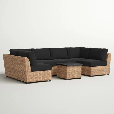 Ambroselli 4 - Person Outdoor Seating Group with Cushions | Wayfair North America