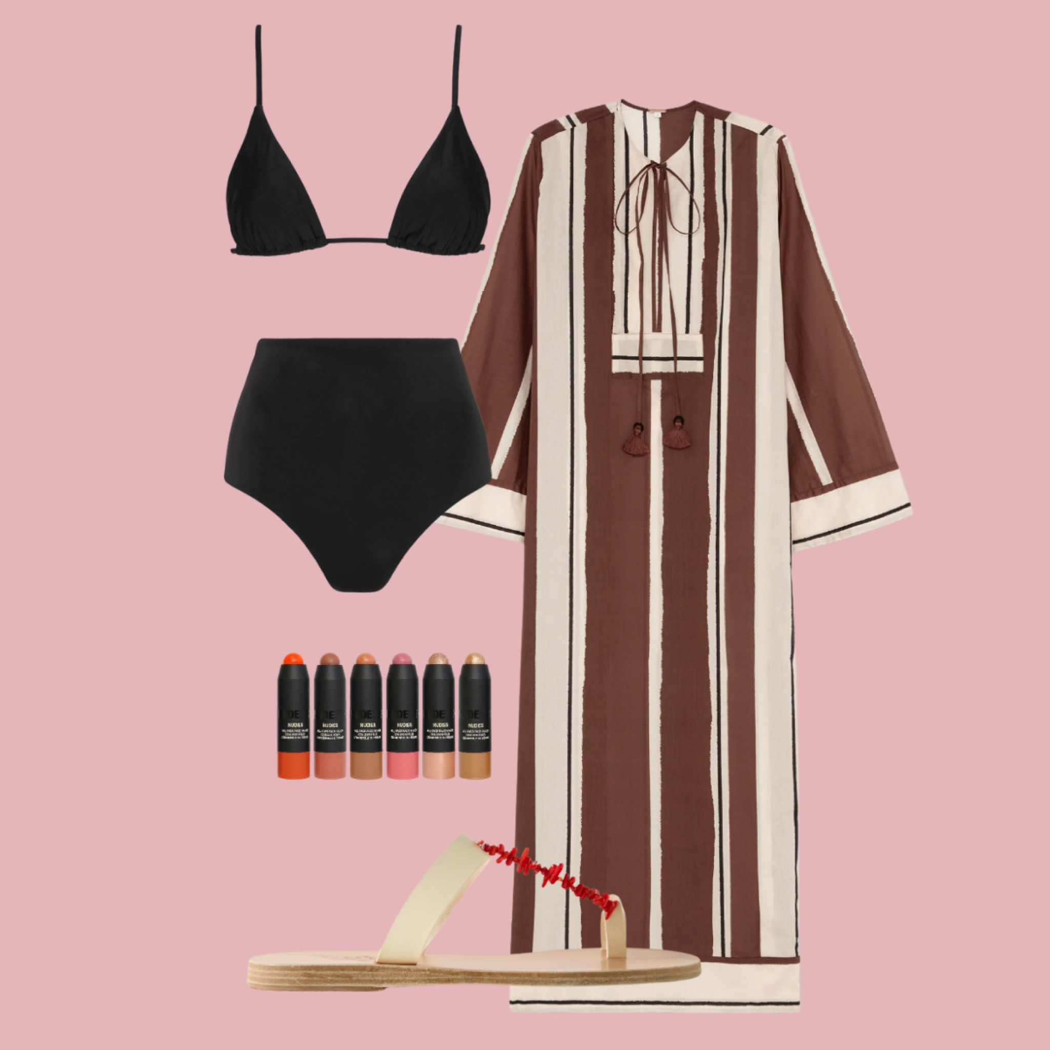 Shop the look: chic swimsuit + cover-up combos 🖤