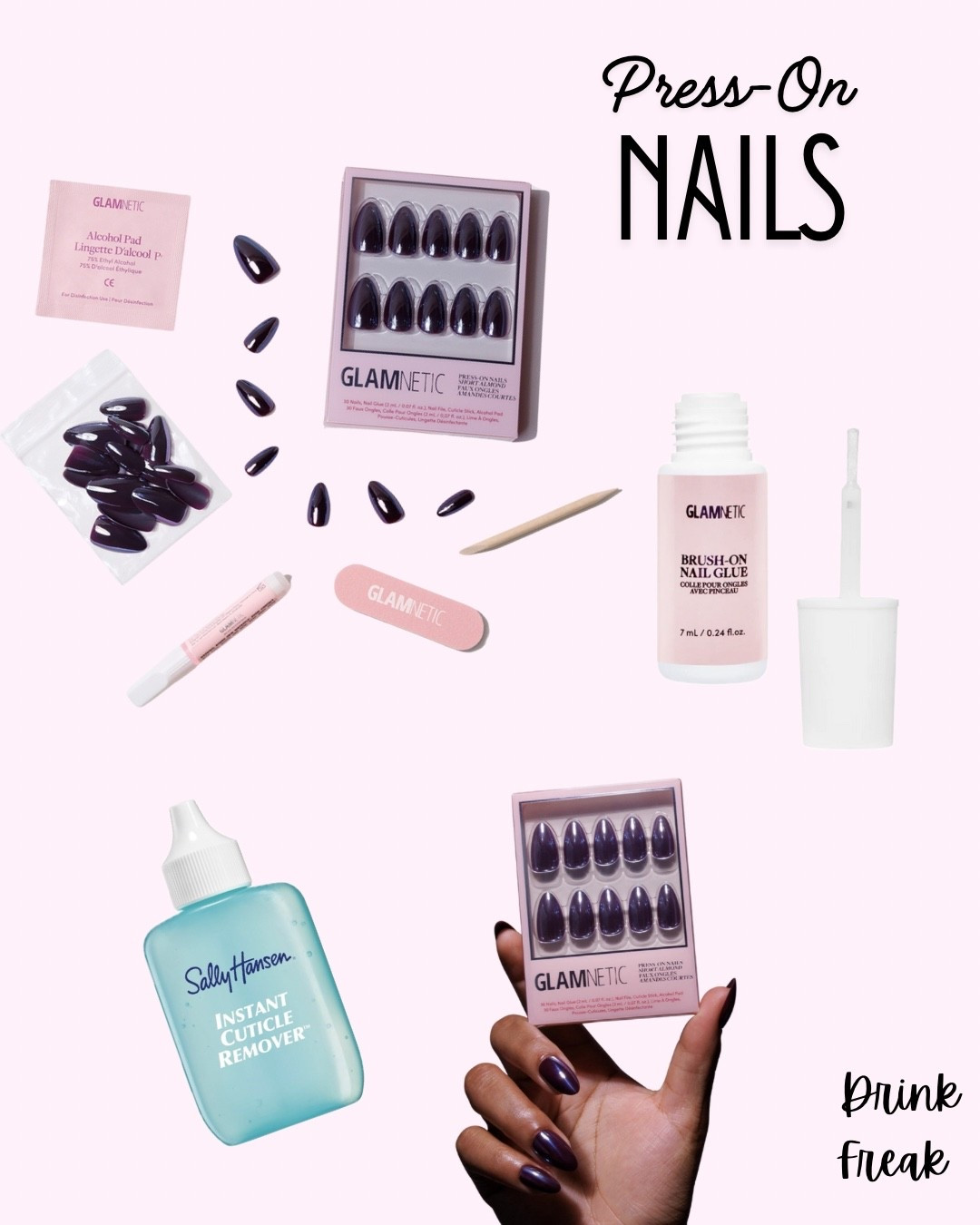 My favorite brand of press on nails. These are the current set I have on! 

#LTKGiftGuide #LTKSeasonal #LTKBeauty