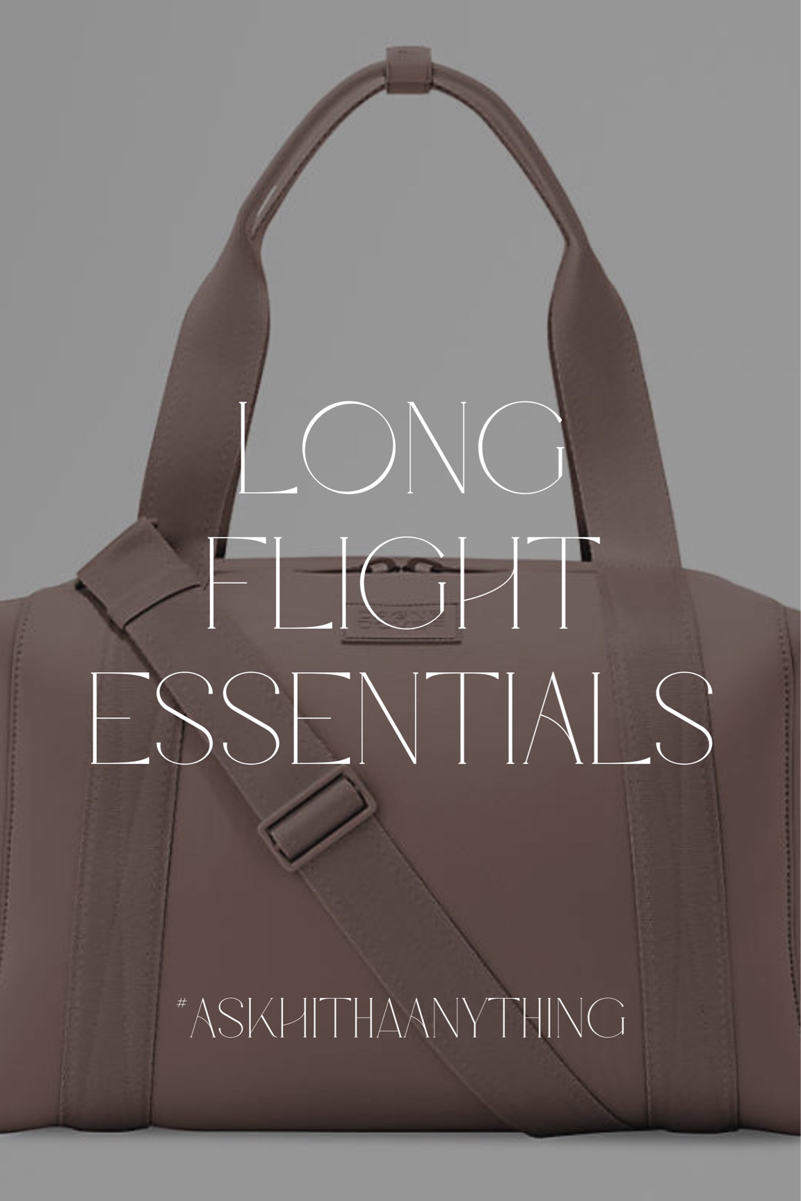 Your personal item should be the biggest possible bag that will fit in the seat in front of you - the Dagne Dover Landon large will do just that.

I prop my feet on top of the bag and create a peaceful sleeping environment with these headphones, this eye mask, and this neck pillow.

I do a little skincare before I snooze (cleanse, serum, eye masks because I’m extra, overnight mask, lip balm, and oil to lock it all in).

I love this particular pouch set to keep organized - the large pouch for sleep items, the medium for in-flight skincare (I also pack Whisp toothbrushes), and the small for chargers and passport.

#LTKtravel #LTKSeasonal #LTKitbag