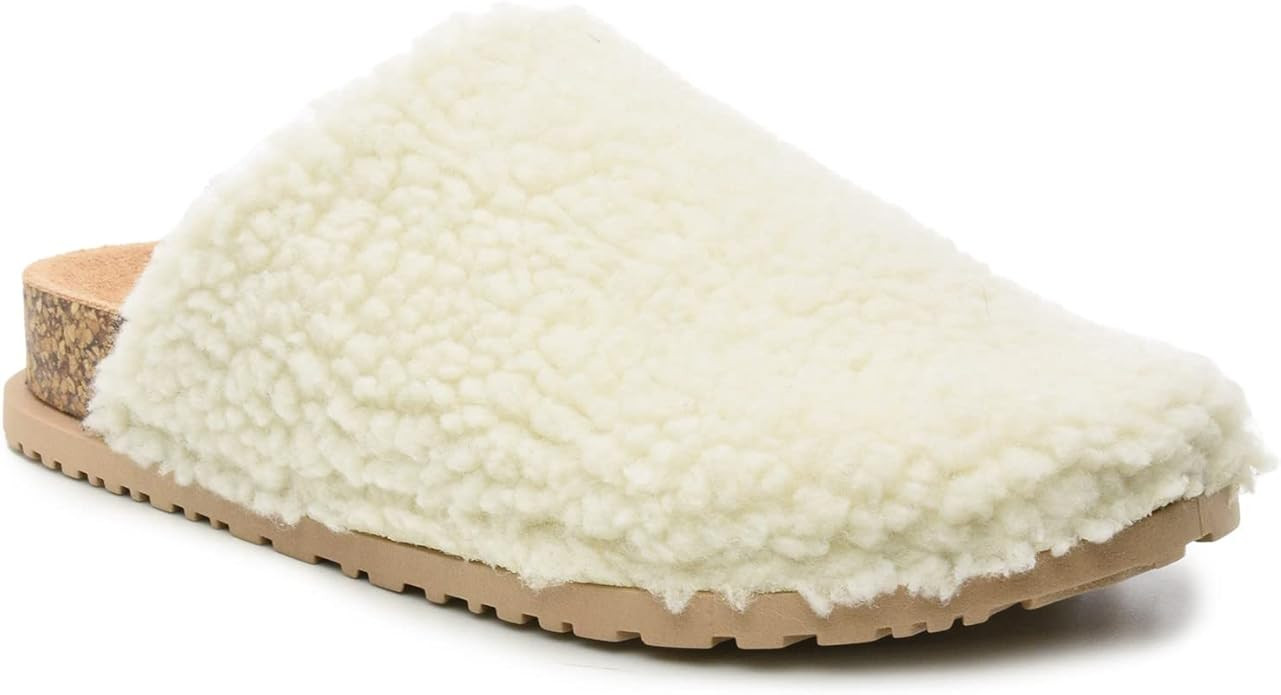 Nicole Miller Bondy Womens Slippers for House, Indoor & Outdoor - Orthotics Cork Clogs Furry Faux... | Amazon (US)