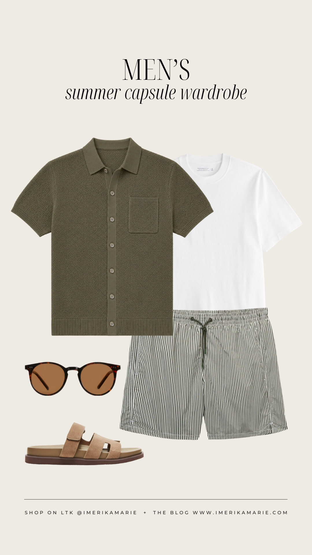 Men's Summer Outfit

button-up, swim trunks, sandals

men's outfit. men's summer capsule. men's summer capsule wardrobe.

#LTKootd #LTKSeasonal #LTKMens