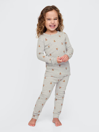 babyGap Organic Brushed Cotton Holiday PJ Set | Gap (US)