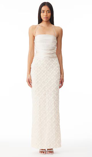 Ileisha Gown in Ivory | Revolve Clothing (Global)