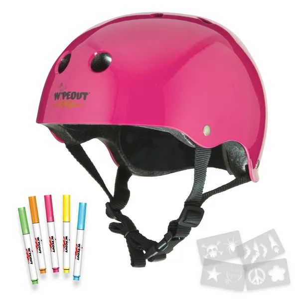 Wipeout Dry Erase Kids Helmet for Bike, Skate, and Scooter | Walmart (US)