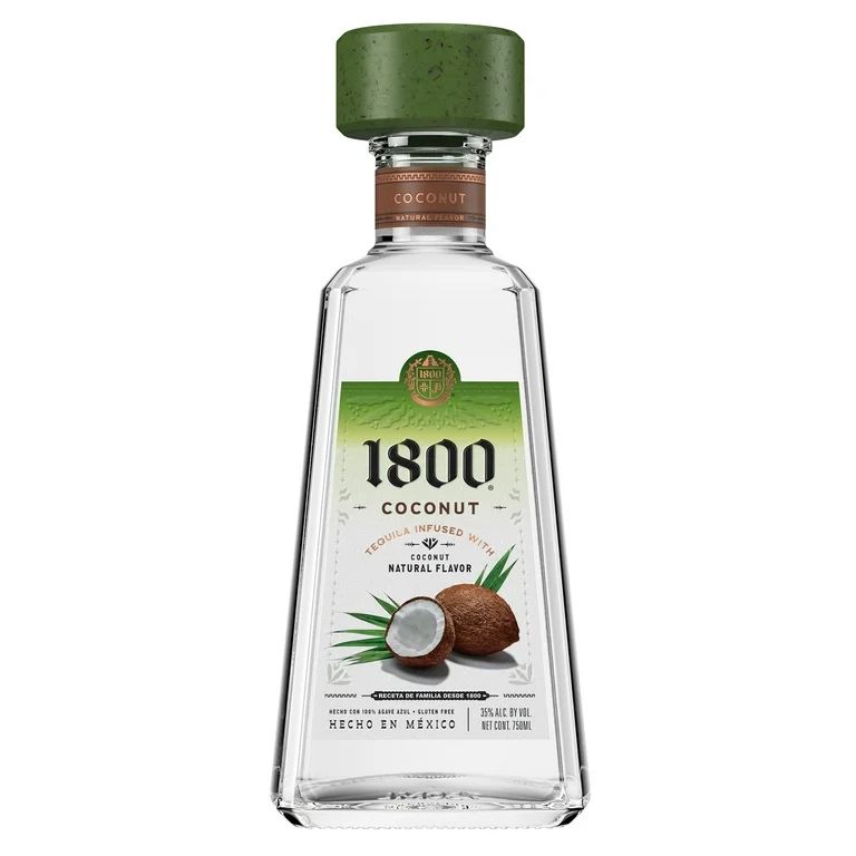1800® Tequila Coconut, 35% ABV, 70 Proof, 1 Count, 750 ml Glass Bottle | Walmart (US)