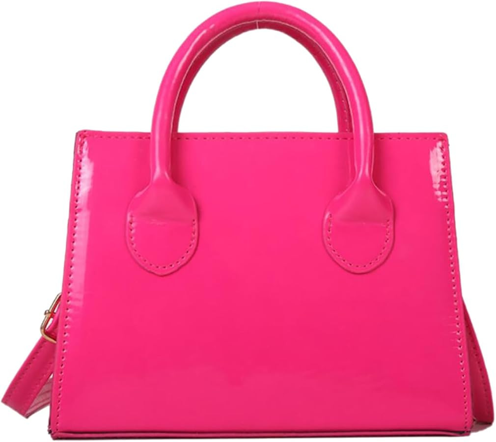 Patent Leather Handbag Shinny Clutch Purse Mini Shoulder Bag Evening Purse for Women | Amazon (US)