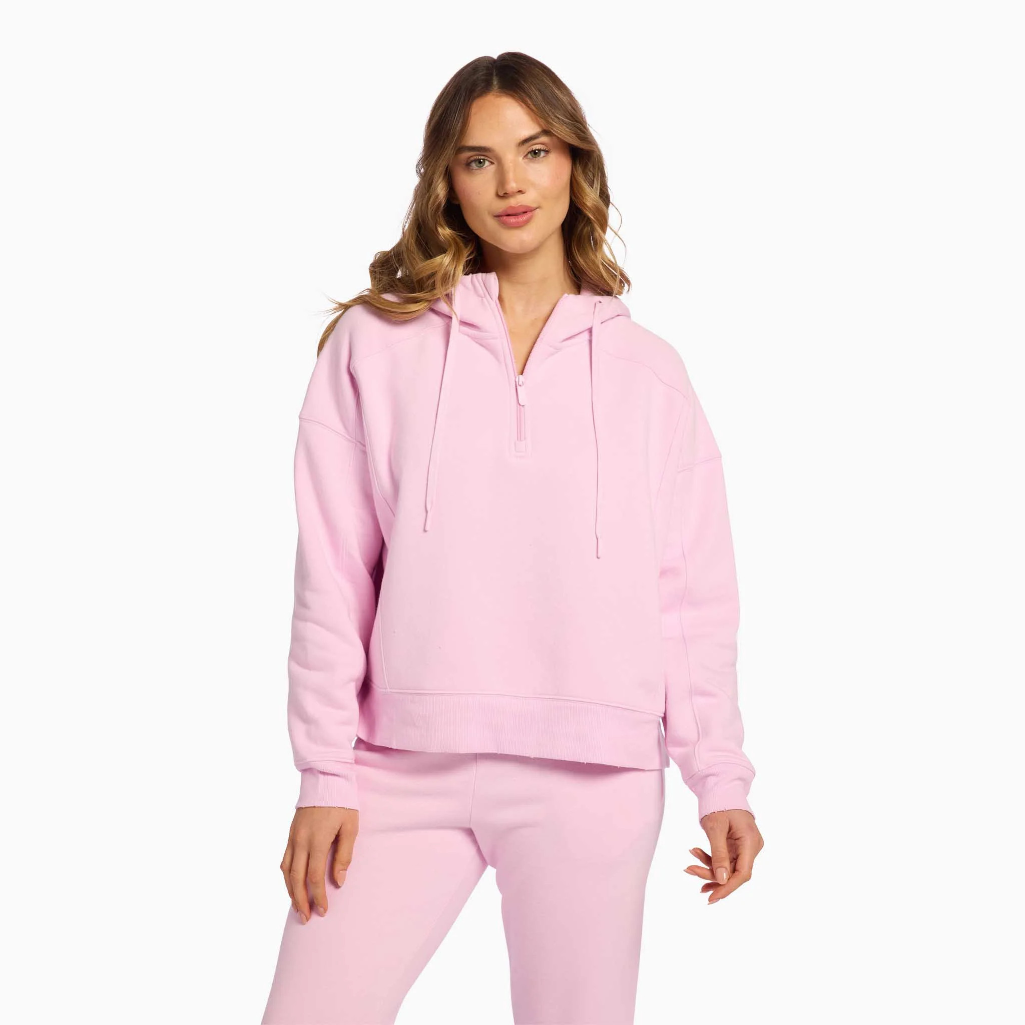 Vintage Fleece Downtime Quarter-Zip | Bon Bon | Nuuds US