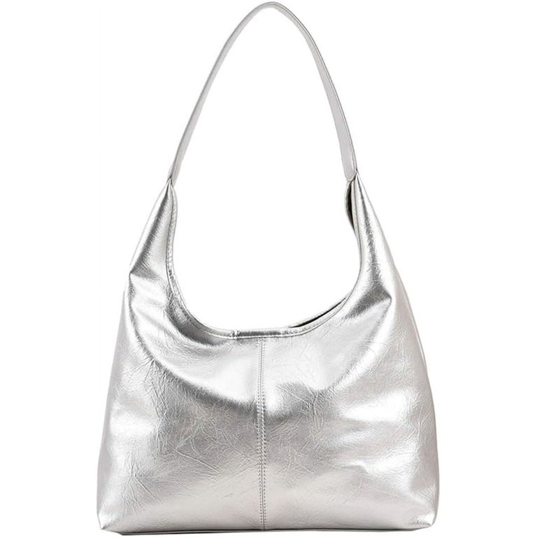 JLMMEN Faux Leather Shoulder Bag for Women Trendy Designer Tote Bag Casual Large Hobo Handbag Buc... | Walmart (US)