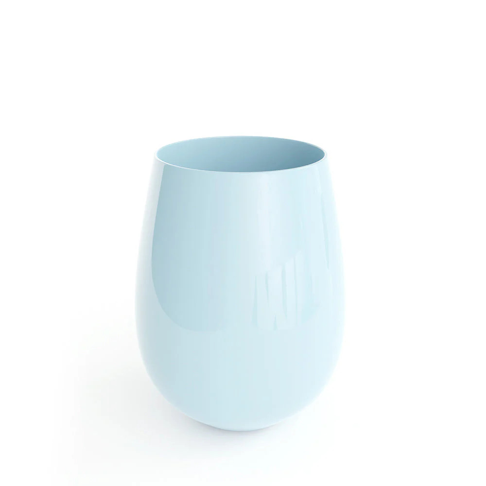 Unbreakable Stemless Wine Glass - White | Jones & Daughters